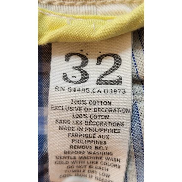 American Eagle Outfitters Shorts Men Size 32 Plaid Multi-Color Blue Plaid - Picture 11 of 14